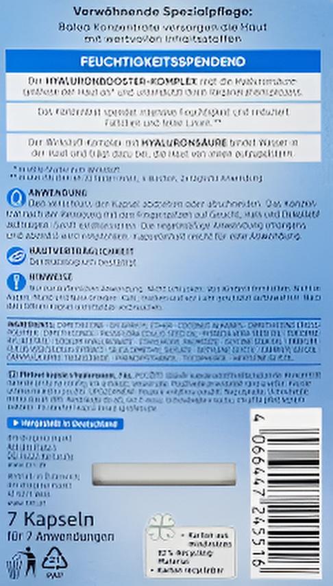 Packaging concentré acide hyaluronique