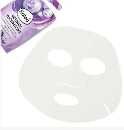 Masque feuille rétinol sur visage