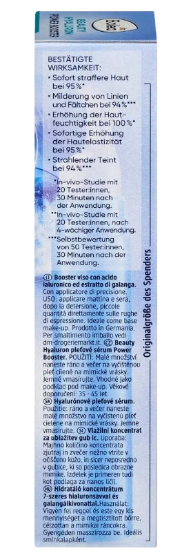 Sérum Beauty Hyaluron  POWER BOOSTER , 10 ml