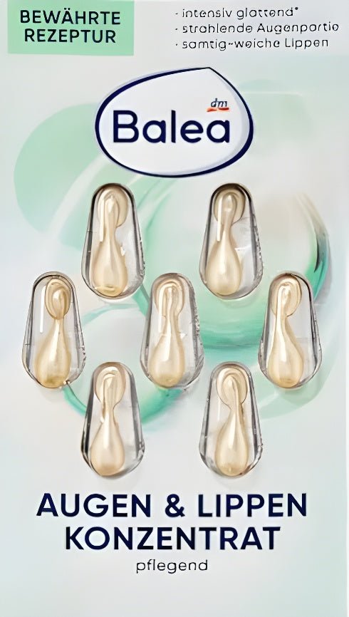 Concentré yeux lèvres Balea 7 ampoules