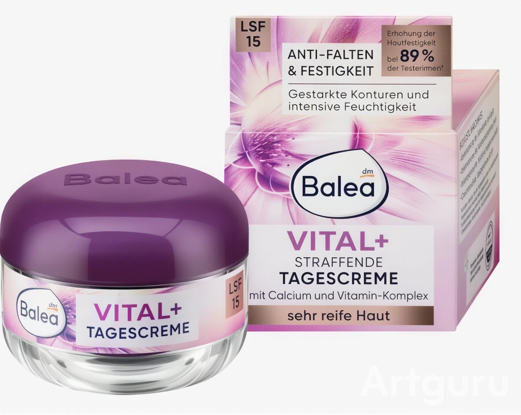 Crème visage Vital + SPF raffermissant 15, 50 ml (✨ Produit 100 % allemand d'origine)12.99€